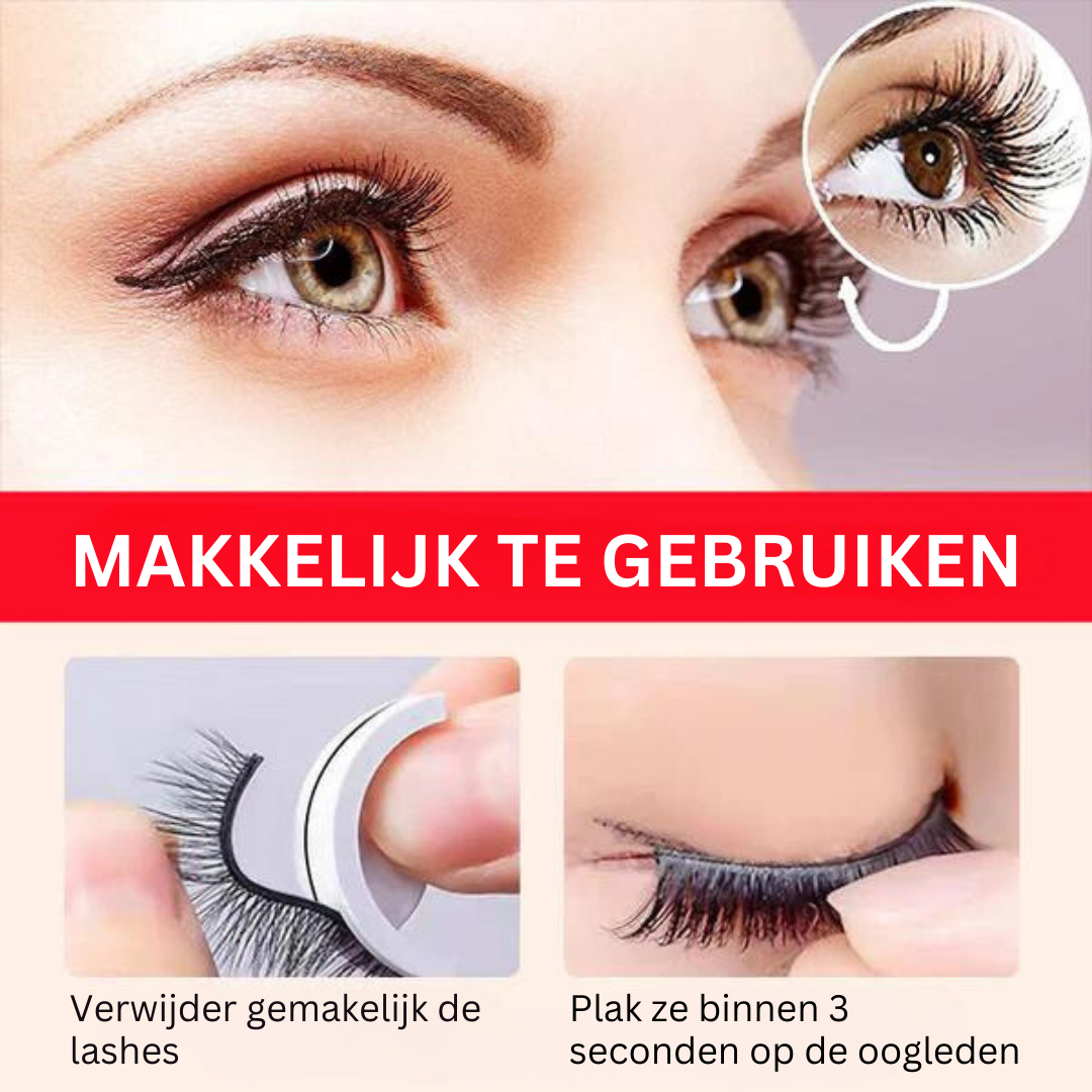 Wimpers Zelfklevend Luxe Set voor Verlenging
