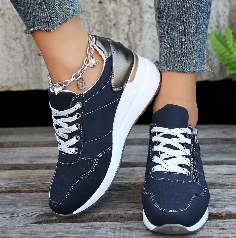 Dames Comfortabele Wandelschoenen met Steun en Goede Demping