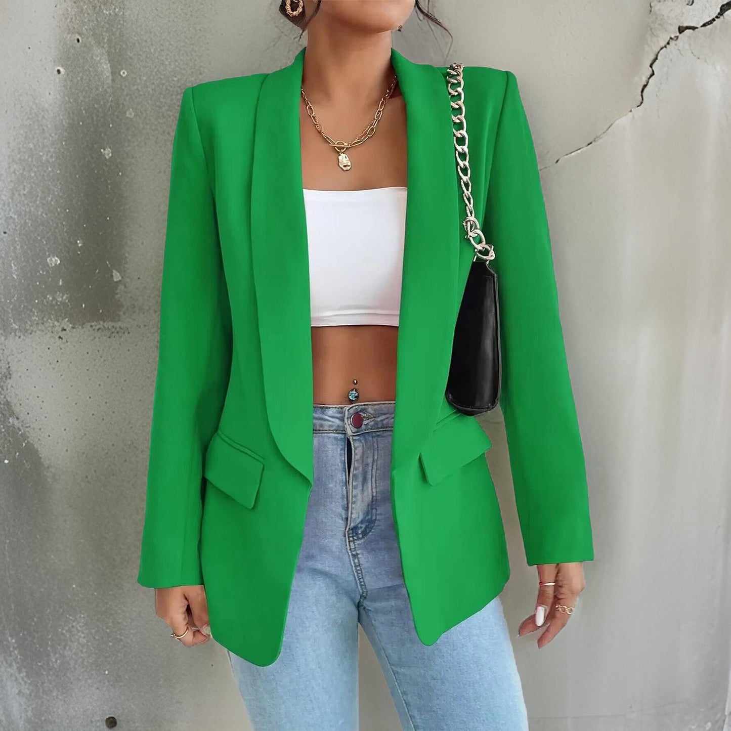 Dames Blazer Katoen Mix Stijlvol Design SophieBlaze