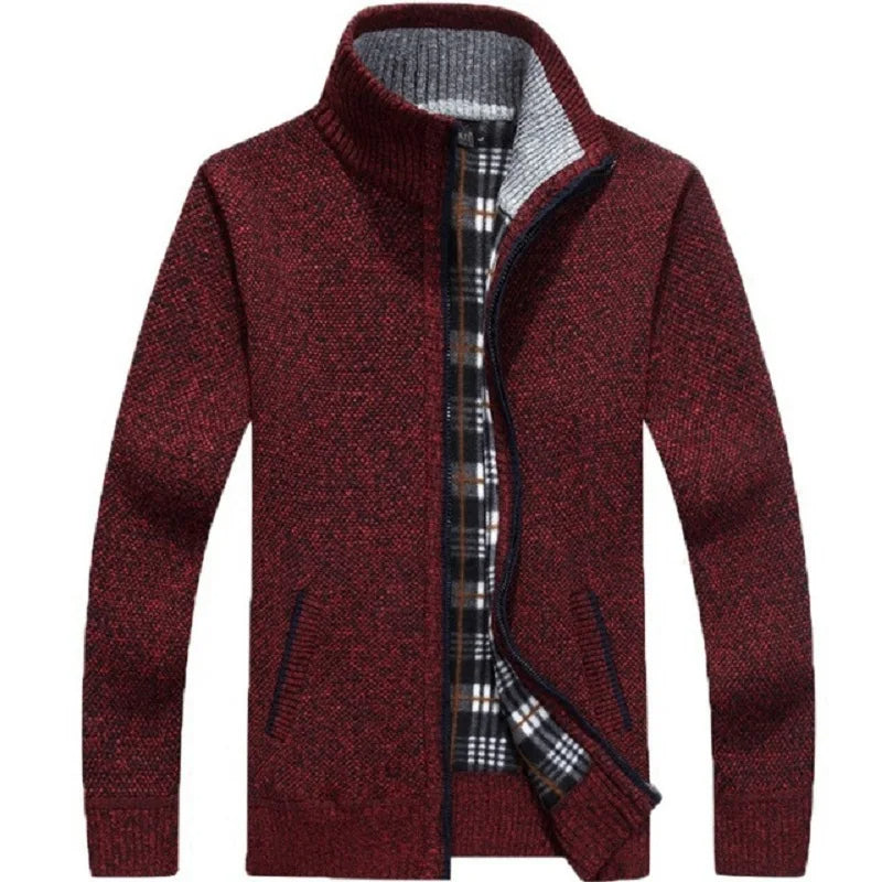 Oversized Wintervest met Rits Zwart Modieus Design