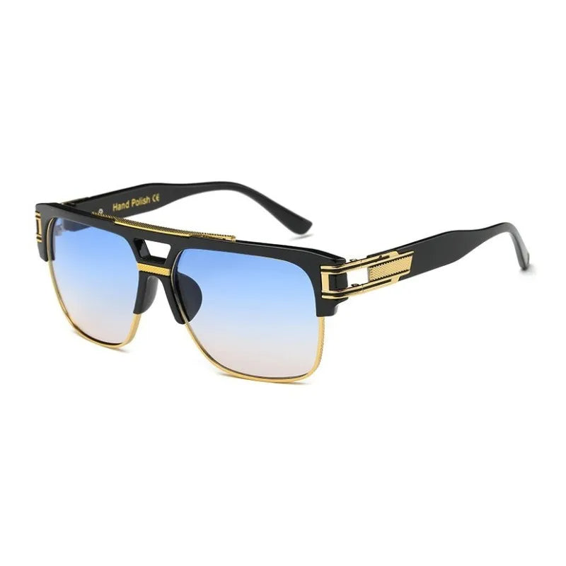 Luxe Zonnebril Vintage Stijl voor Mannen