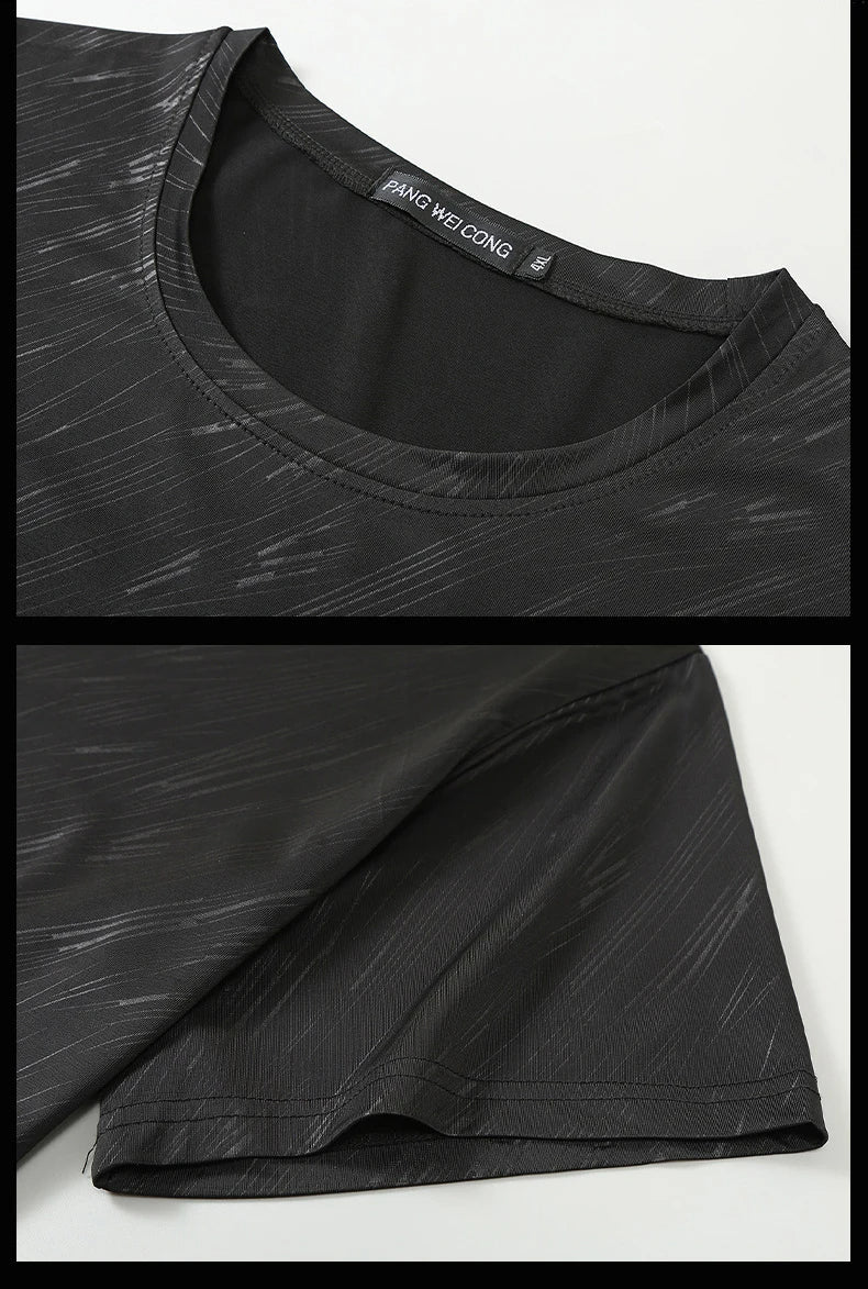 Plus Size T-Shirt Zwart Trendy voor Dames