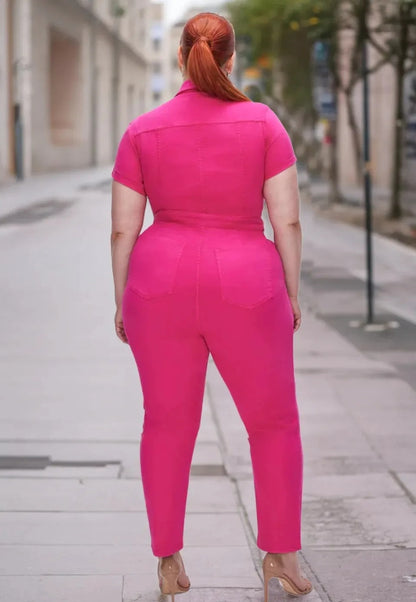 Plus Size Jumpsuit Stijlvol en Casual voor Dames