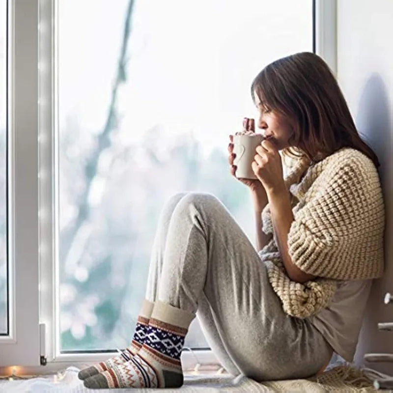 Warme Winter Sokken voor Vrouwen Comfortabel en Zacht