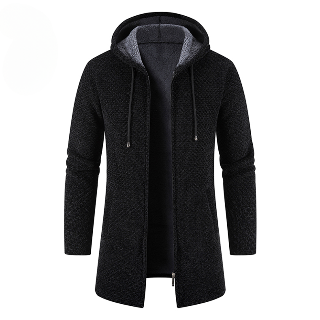 Gebreide Hoodie Heren Jas Warm en Comfortabel