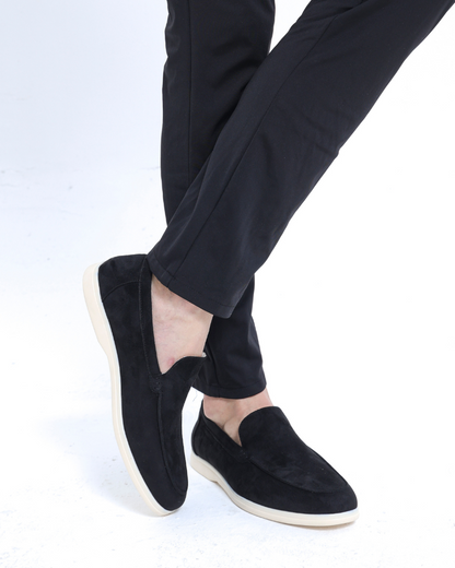 Herenzomerloafers van Suède Elegante Stijl