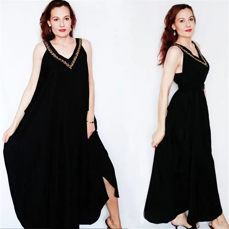 Jasmijn Kaftan Lange Stijlvolle Zomerjurk