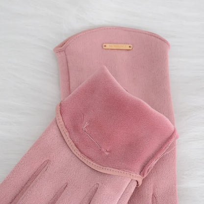 Dames Suède Handschoenen Warm en Stijlvol