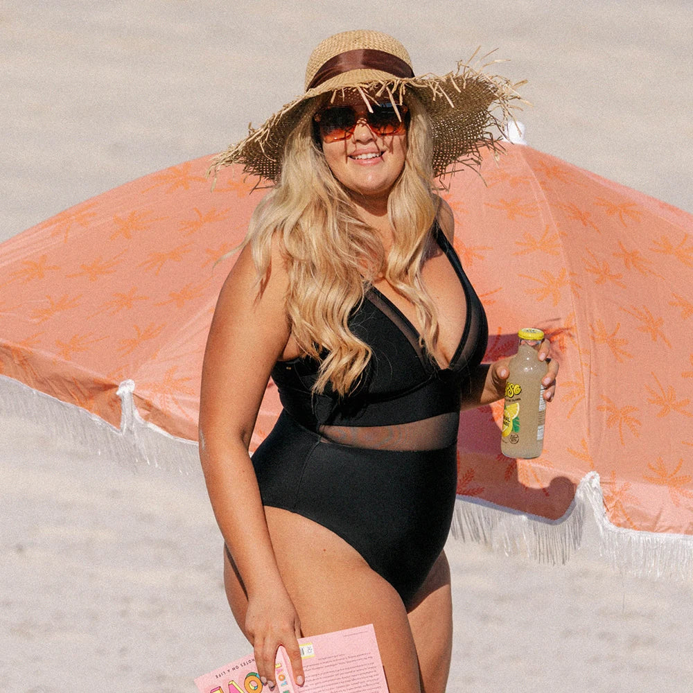 Plus-Size Badpak Sexy Stijlvol voor Dame