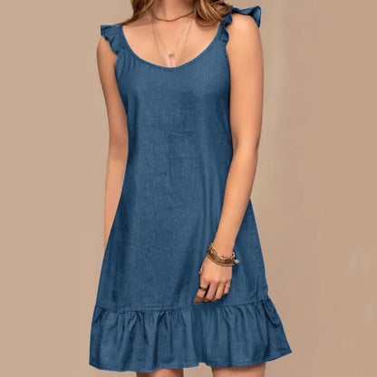Zomerjurk Vrouw Casual Stijlvol Mode Jurk