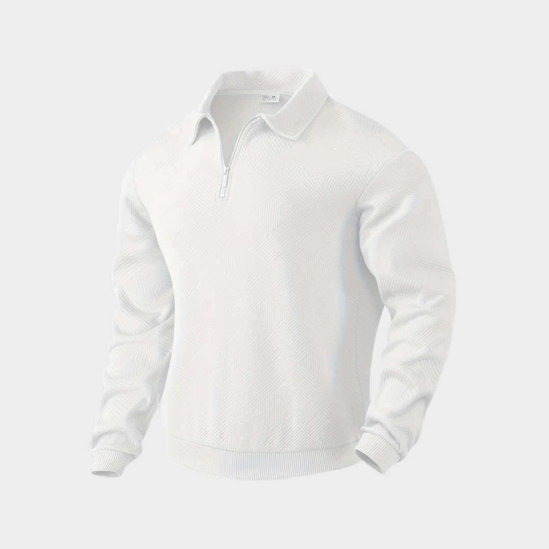 Premium Quarter Zip Trui Heren Sportief