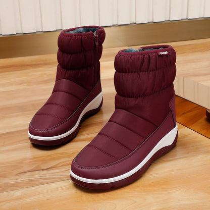 Dames Sneeuwboots Warm Waterdicht Gewatteerd Winterboot