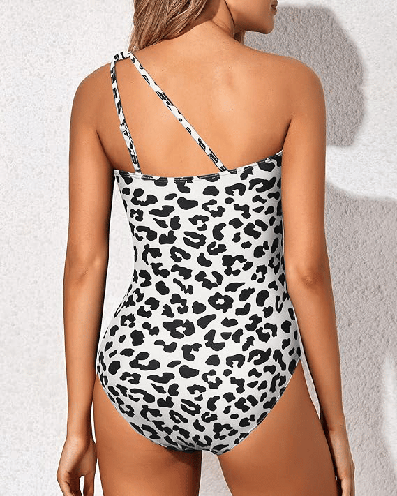 Dames Badpak Een Schouder Asymmetrisch