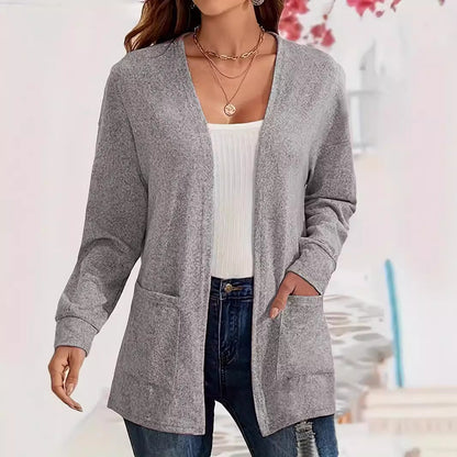 Dames Vest Met Zakken Elegant Design Ravina