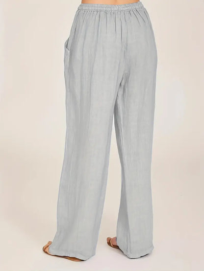 Dames Linnen Broek Zomerse Losse Fit