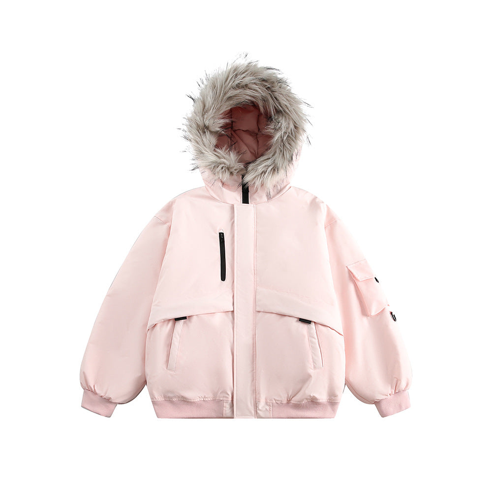 Dames Winterjas Imitatiebontkraag Warm en Trendy