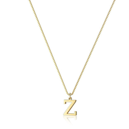 Gouden Ketting met Initialen Letter Lanette voor Dames
