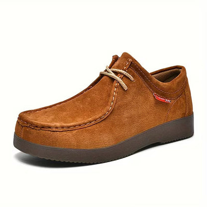 Casual Varkensleer Schoenen met Antislip Zool