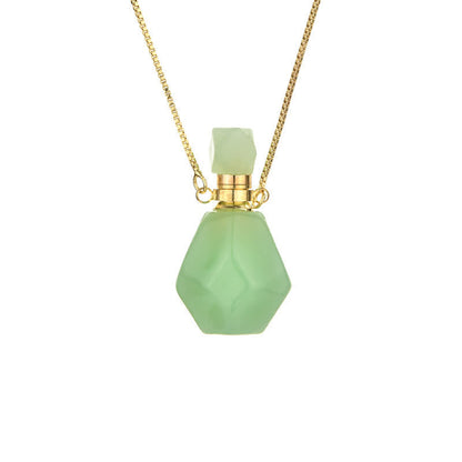 Kristallen Halsketting Parfumflesje Iridescerend Design