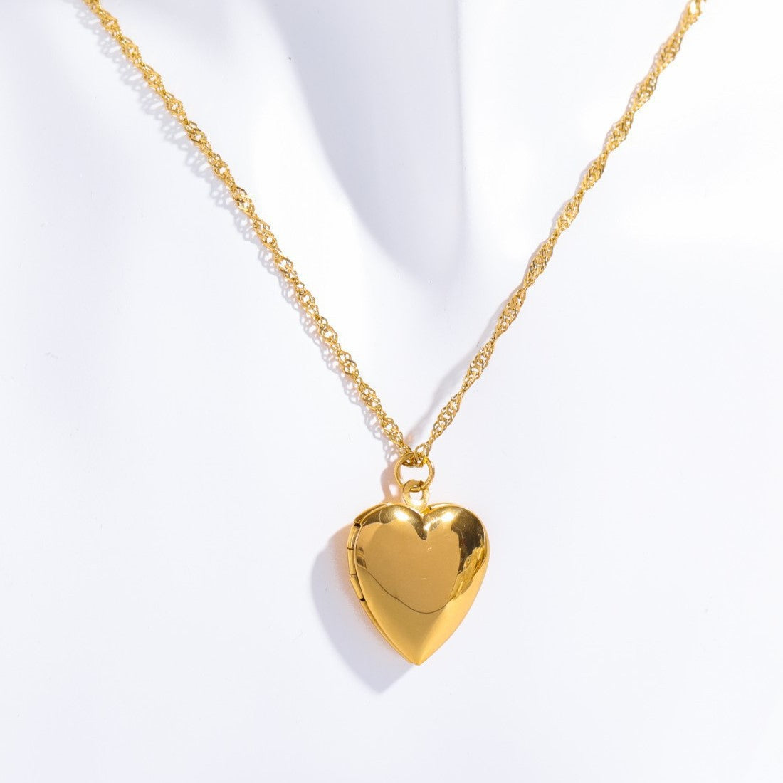 Hartvormige Ketting met Bloemen voor Dames