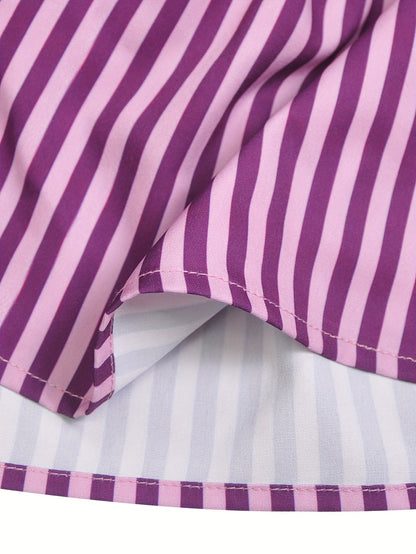 Casual Strepen Top voor Lente en Zomer
