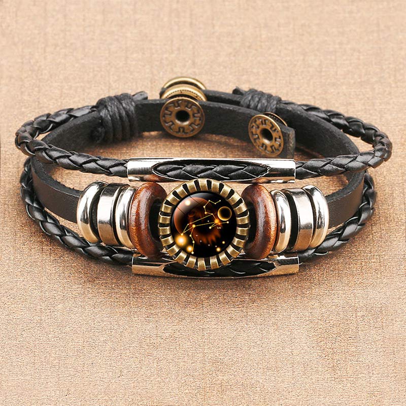 Retro Armband Zodiac Lyra Zilver Ketting