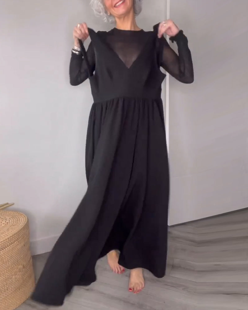 Elegante Lange Maxi Jurk voor Vrouw