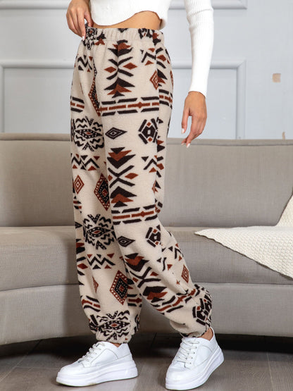 Warme Sweatbroek Azteekse Print Dames