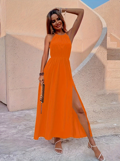 VELANORA - Taille Cami Met Gespleten Dijen