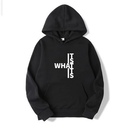 Dames Hoodie Warm met Leuke Statement Tekst Print
