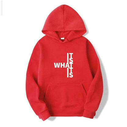 Dames Hoodie Warm met Leuke Statement Tekst Print