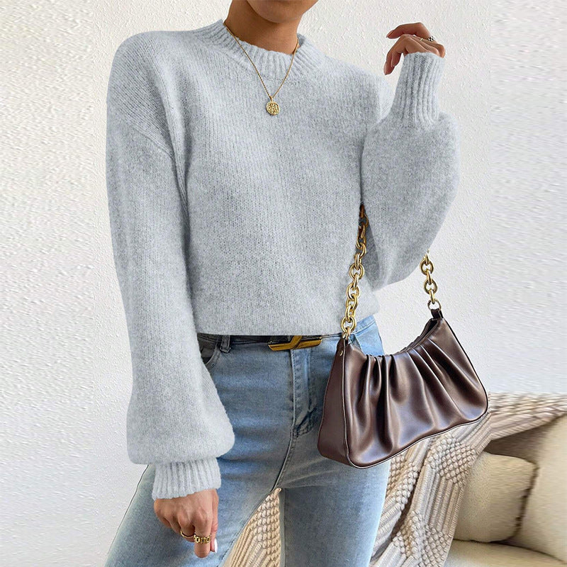 Dames Gebreide Trui Zacht Elegante Stijlvolle Trendy Design