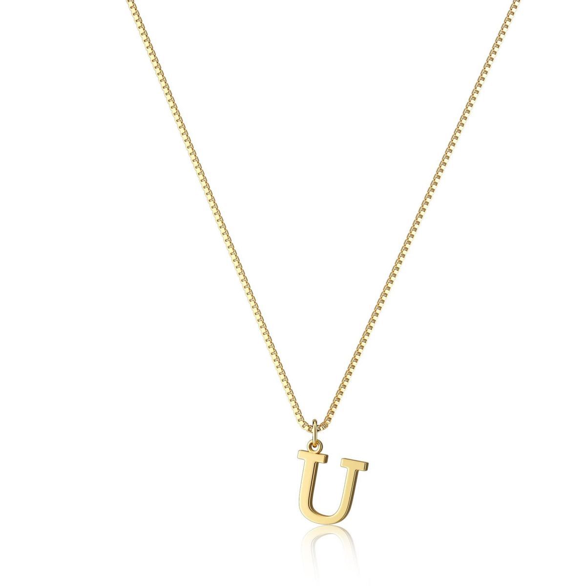 Gouden Ketting met Initialen Letter Lanette voor Dames