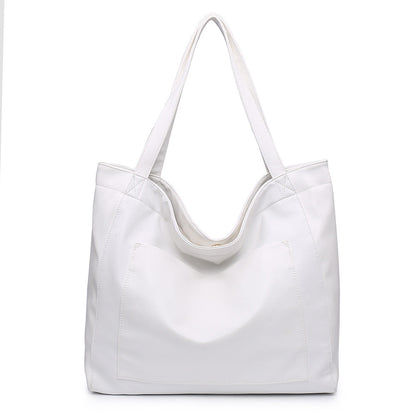Dames Leren Shopper Groot Faux Leer Tote Tas