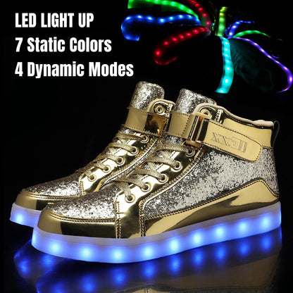 LED Sneakers met Verlichting Oplaadbaar voor Dames en Heren