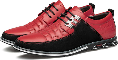 Leren Herenschoenen Stijlvol zwart Comfortabel