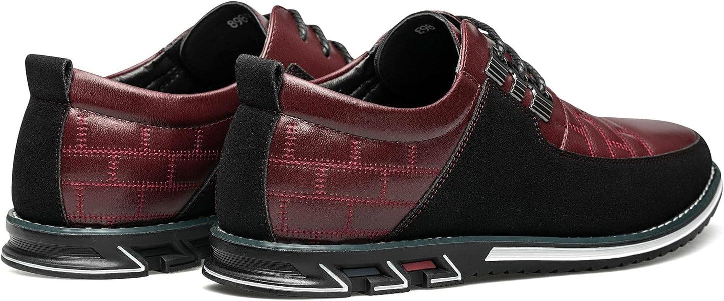 Leren Herenschoenen Stijlvol zwart Comfortabel