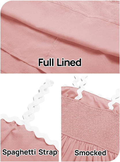 Zomerse Spaghettibandjes Mouwloze Strand Mini Jurk