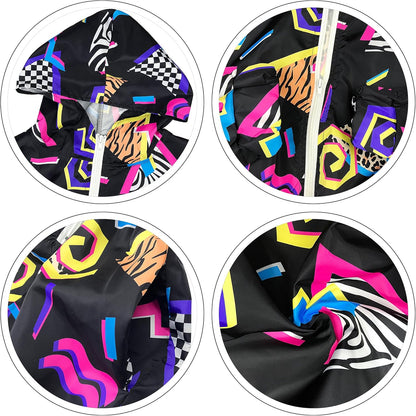 Dames Jumpsuit Windbreaker Retro Stijl