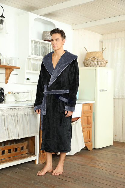 Heren Badjas Luxe Zacht Robbie