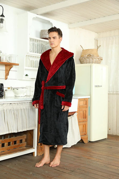 Heren Badjas Luxe Zacht Robbie