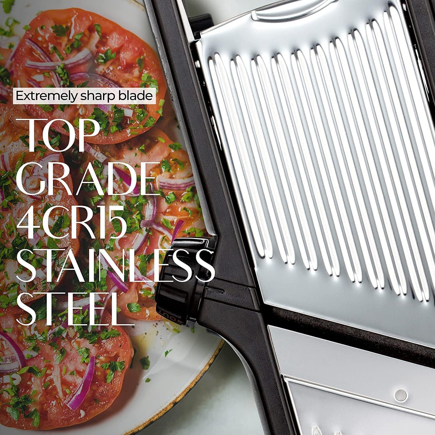 Professionele Foodsnijder Set met Snijbestendige Keukenhandschoenen