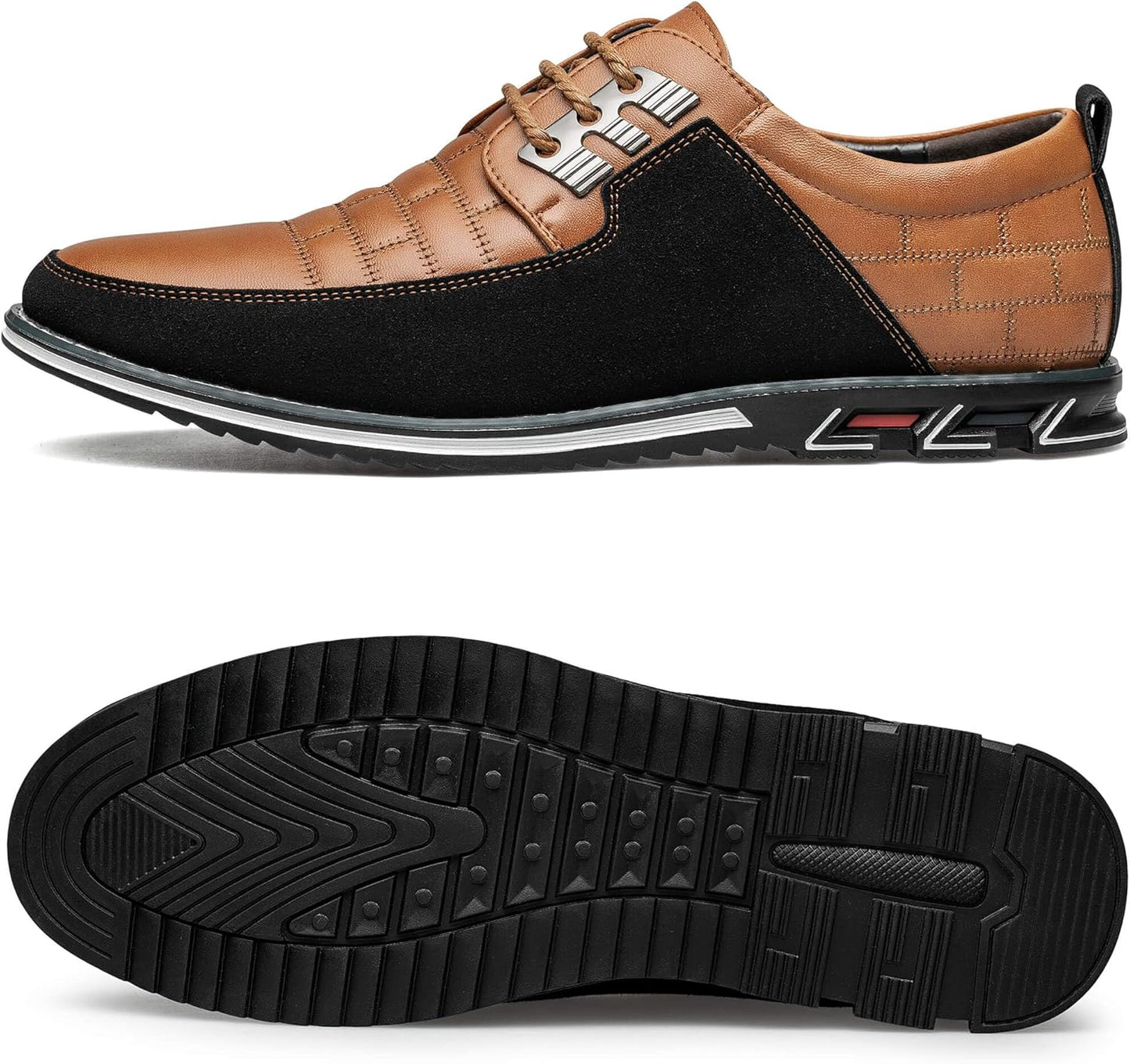 Leren Herenschoenen Stijlvol zwart Comfortabel