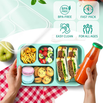 Bento Doos Maaltijdboxen 4-Stuks Set voor Eenvoudige Maaltijdbereiding
