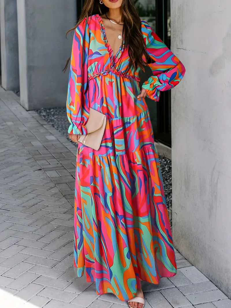 Elegante Maxi Jurk voor Vrouw Lange Jurk Zomer