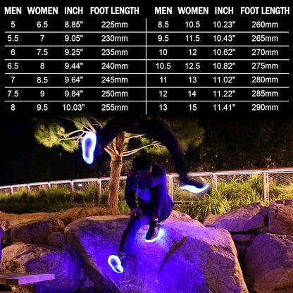 LED Sneakers met Verlichting Oplaadbaar voor Dames en Heren