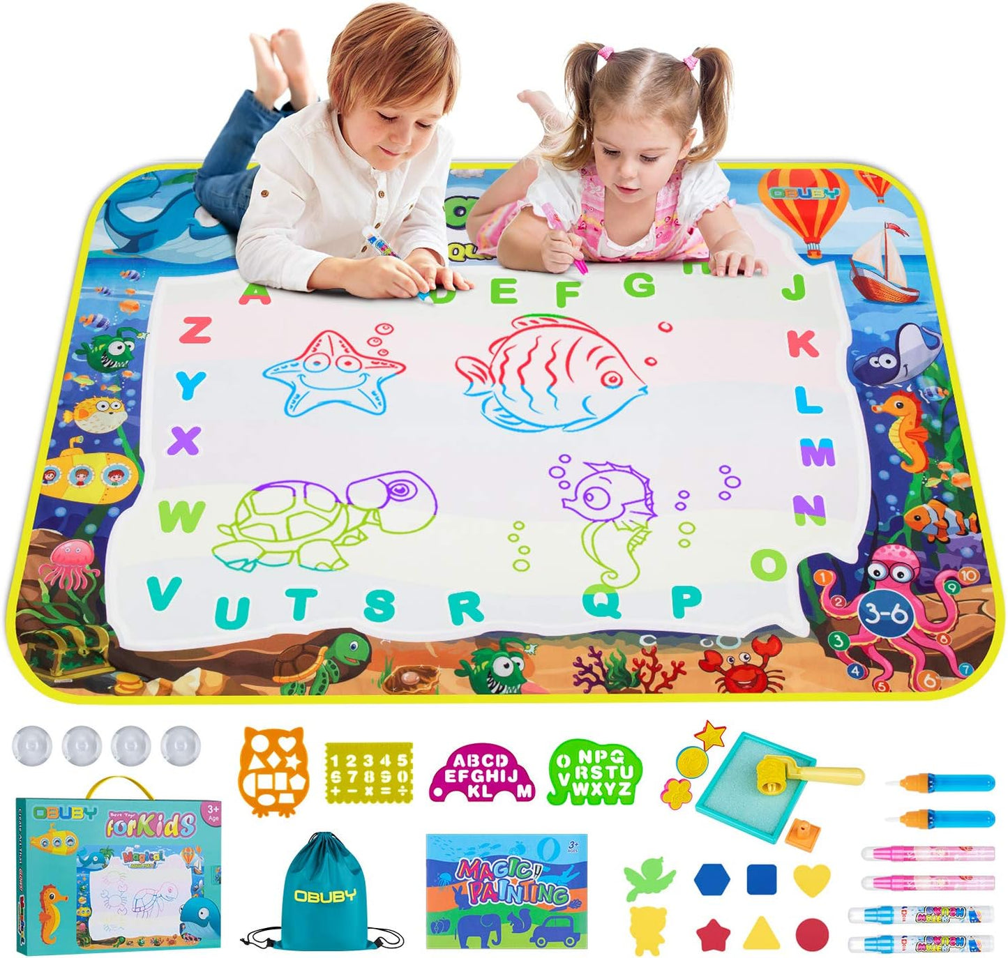 Tekenmat voor Kinderen met Waterverf Aqua Art - Mode Vibes