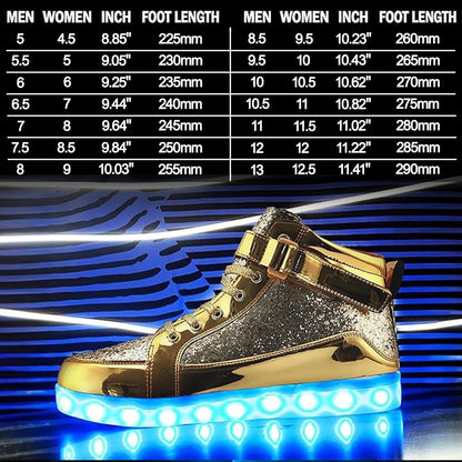 LED Sneakers met Verlichting Oplaadbaar voor Dames en Heren