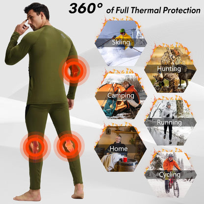 Thermisch Ondergoed Set Heren Warmte Isolatie
