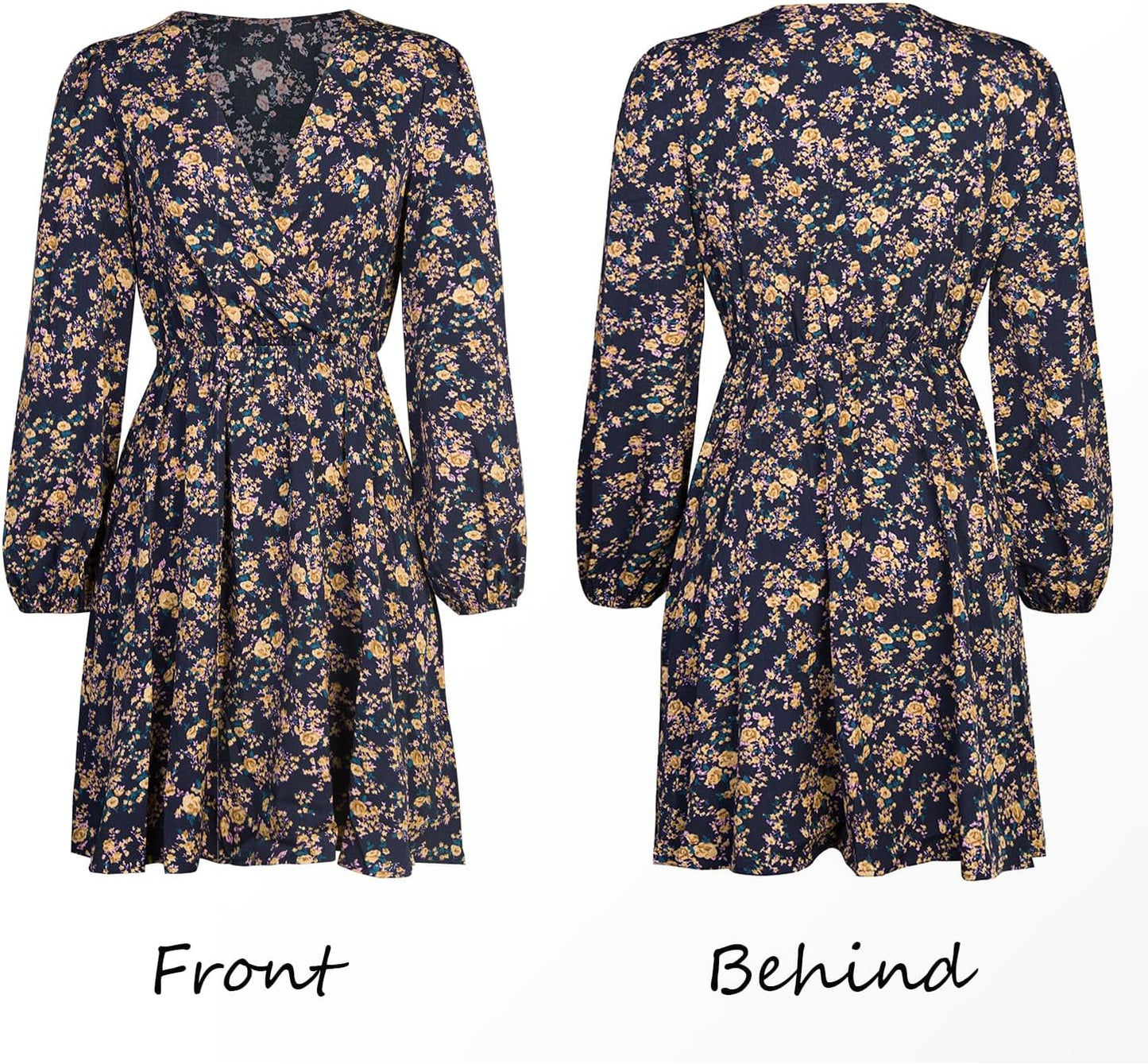 BloeiendeDames Bloemen Mini Jurk voor Stijlvolle Vrouwen